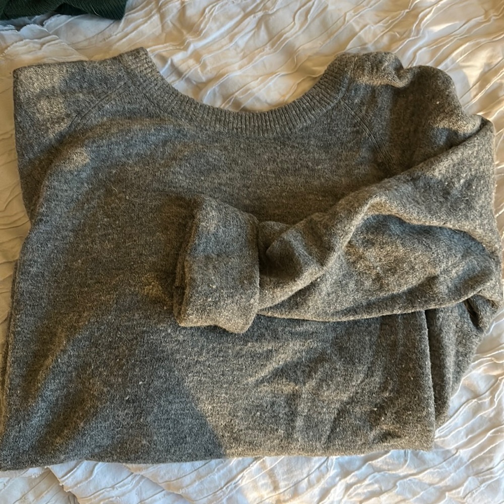 Aritzia Grey Wool Blend Sweater